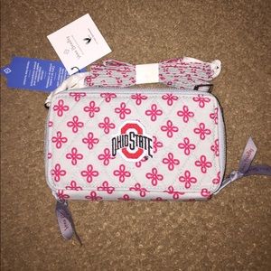 NEW with tags- Vera Bradley multi-way OSU wristlet